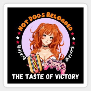 Gamer Girl Hot dog Girl Sticker